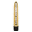 Naughty Bits - Gold Dicker - powerful personal vibrator has a straight shaft that delivers 10 awesome vibration patterns anywhere you want them. Gold