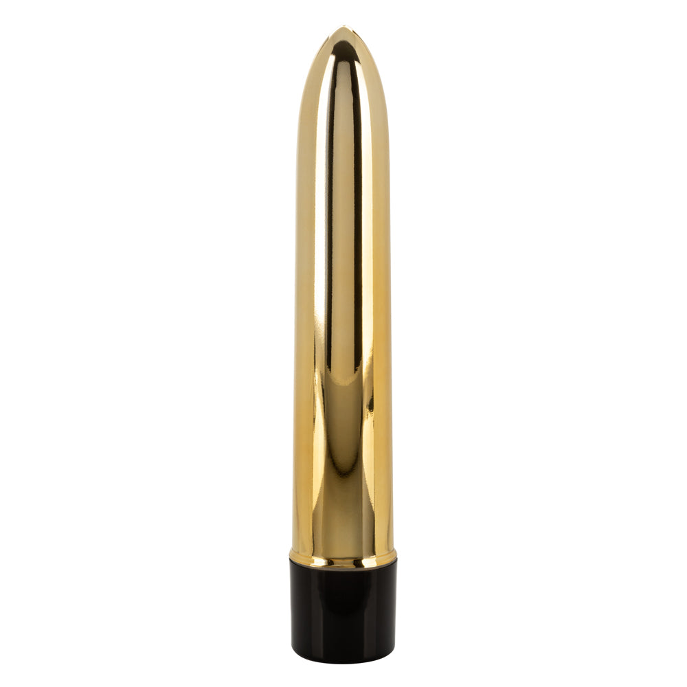 Naughty Bits - Gold Dicker - powerful personal vibrator has a straight shaft that delivers 10 awesome vibration patterns anywhere you want them. Gold 3