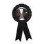 Groom To Be Ribbon Badge - safety pin badge lets everyone know you're out to let loose. Black