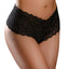 Hookup Pleasure Pearl Crotchless Lace Boy Shorts have dual strands of pearls that roll all over your labia & surround a penetrating partner, gently stimulating you both.