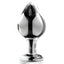  Icicles No. 25 Full Glass Anal Plug has a tapered tip for easy entry & a bulbous body for that full, weighty feeling you love.