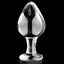  Icicles No. 25 Full Glass Anal Plug has a tapered tip for easy entry & a bulbous body for that full, weighty feeling you love. (2)