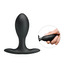 Pretty Love - Inflatable Anal Plug II - tapered anal plug w/ a hand-squeeze bulb & vacuum-release air valve. rocking ball in centre. in action