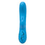Insatiable G - Inflatable G-Bunny - inflatable rabbit vibrator has a curved shaft with 4 modes of inflation in the G-spot head & a 7-mode triple-pronged clitoral bunny. Blue 8
