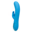 Insatiable G - Inflatable G-Bunny - inflatable rabbit vibrator has a curved shaft with 4 modes of inflation in the G-spot head & a 7-mode triple-pronged clitoral bunny. Blue 9