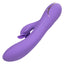 Insatiable G - Inflatable G-Flutter - inflatable rabbit vibrator has a curved shaft with 4 modes of inflation in the G-spot head & a 7-mode triple-winged clitoral arm. Purple 10