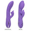 Insatiable G - Inflatable G-Flutter - inflatable rabbit vibrator has a curved shaft with 4 modes of inflation in the G-spot head & a 7-mode triple-winged clitoral arm. Purple 5