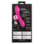 Insatiable G - Inflatable G-Wand - inflatable G-spot vibrator has a ribbed shaft with 4 inflation modes & 7 vibration functions for ultra-filling internal stimulation. Pink, back of box