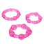 CalExotics Island Rings Cockring 3-Pack - trio of differently sized cockrings, which maximise your stamina & heighten orgasmic pleasure during sex. Pink