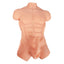 Jack Jones Realistic Male Torso Sex Doll With 6" Dildo has a realistic sculpted muscular form w/ chiselled pecs, abs & a 6-inch dildo with a ridged phallic head & veiny shaft.
