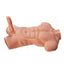Jack Jones Realistic Male Torso Sex Doll With 6" Dildo has a realistic sculpted muscular form w/ chiselled pecs, abs & a 6-inch dildo with a ridged phallic head & veiny shaft. (3)