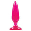 Jelly Rancher Pleasure Anal Plug - Small is made of flexible TPE & has an easy-insert tapered tip + a suction cup for hands-free fun.