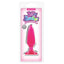 Jelly Rancher Pleasure Anal Plug - Small is made of flexible TPE & has an easy-insert tapered tip + a suction cup for hands-free fun. Package.