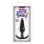 Jelly Rancher - Smooth T-Plug makes anal play fun & comfortable, even for beginners! Tapered for easy insertion with flared rocking base for safe removal. Black-package.