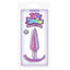 Jelly Rancher - Smooth T-Plug makes anal play fun & comfortable, even for beginners! Tapered for easy insertion with flared rocking base for safe removal. Purple-package.