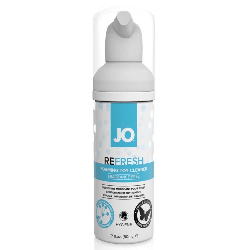 JO - Refresh Foaming Toy Cleaner - gentle & fast-acting cleanser that makes taking care of toys after use safe & easy. 50ml