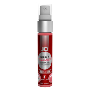 JO - Nipple Titillator Arousal Gel - Electric Strawberry 30ml - This arousal gel creates cooling tingling sensations that stimulate your nipples & increase arousal, all in a tasty strawberry flavour.