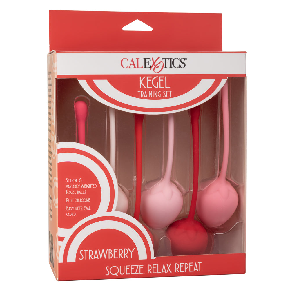 Kegel Training Set - Strawberry - Squeeze, relax & repeat with the 6-piece Strawberry Kegel Training Set to revitalise & strengthen your pelvic floor. 8
