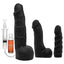 Kink Power Banger Cock Collector 10-Piece Accessory Pack enhances your Kink Power Banger Sex Machine w/ 3 Vac-U-Lock dildos, 2pc Extender Set, lubricants & toy care products.