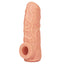  Kokos Realistic Veiny Open-Head Penis Sleeve increases girth by 1.5cm w/ thick TPE walls & bulging veiny texture for your partner to enjoy.
