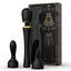 ZALO - Kyro Wand Massager - cordless wand vibrator has 11 vibration modes and 2 attachment heads. Black, package