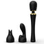 ZALO - Kyro Wand Massager - cordless wand vibrator has 11 vibration modes and 2 attachment heads. Black (2)