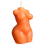 LaCire Curvy Female Drip Candle - Torso Form I is sculpted in the shape of a full-figured woman's torso + pelvis & is suitable for temperature/wax play or as home decor.