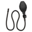 Large Silicone Inflatable Plug. This anal plug has a suction cup & an easy-squeeze hand bulb to inflate the plug. Black 8