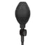 Large Silicone Inflatable Plug. This anal plug has a suction cup & an easy-squeeze hand bulb to inflate the plug. Black 9