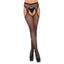 Leg Avenue Dawn Fishnet Crotchless Scallop Suspender Pantyhose looks just like fishnet stockings when paired w/ everyday wear & has integrated suspenders w/ scallop trim for a sultry gartered look.