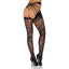 Leg Avenue Ivy Lace Crotchless Criss-Cross Pantyhose Stockings have a sexy multi-strand waistband that wraps around you & floral lace all the way from the crotchless & backless openings to the reinforced toe. (2)