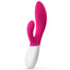 Lelo Ina Wave 2 - Triple-Action Massager -strokes your G-spot with 12 come-hither motions & vibration patterns while stimulating your clitoris with 30% more power. Cerise