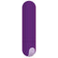 Evolved - Lilac Desires 7 Piece Silicone Kit - straight vibrator & vibrating bullet, each w/ 10 modes & anal plug + 4 textured sleeves. bullet image