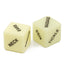 Roll these love dice for sexy new sensations with your partner! Glow-in-the-dark for fun with the lights off. (3)