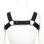 This Love in Leather Neoprene Bulldog Brace Chest Harness is the perfect BDSM or Price accessory & has adjustable press stud closure around the underarms & chest for the perfect fit. (5)
