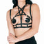 Love in Leather Pentagram Chest Harness has a 5-point pentagram star w/ adjustable chest & back straps for your perfect fit.