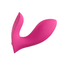 Lovense Flexer Bluetooth Come-Hither Dual G-Spot & Clitoral Vibrator vibrates against your G-spot & clitoris while the neck flexes in a come-hither motion for hands-free fingering sensations. GIF.