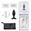 Lovense Hush 2 Bluetooth Vibrating Butt Plug has a redesigned contoured base for all-day wear, smooth neck for easy insertion/removal & longer-lasting magnetic recharging battery. Small-accessories.