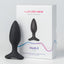 Lovense Hush 2 Bluetooth Vibrating Butt Plug has a redesigned contoured base for all-day wear, smooth neck for easy insertion/removal & longer-lasting magnetic recharging battery. Small-package.