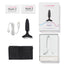 Lovense Hush 2 Bluetooth Vibrating Butt Plug has a redesigned contoured base for all-day wear, smooth neck for easy insertion/removal & longer-lasting magnetic recharging battery. Extra small-accessories.