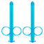 Lube Tube Applicator 2-Pack let you apply water-based lube internally or externally with pinpoint precision. Blue.