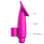Luminous Thea 10-Speed Finger Vibrator & Tickler Sleeve has a large bristle-covered head for amazing external sensations, w/ 10 quiet vibration modes to enjoy. Pink-features.