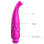 Luminous Zoe 10-Speed Flickering Silicone Bullet Vibrator has a quintuple-layered tip for flickering stimulation in 10 quiet vibration modes to enjoy externally. Pink-features.