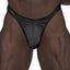  Male Power Barely There Microfibre Bong Thong is made from luxuriously soft microfibre & has a seamed pouch to support + define your package. Black.