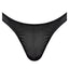  Male Power Barely There Microfibre Bong Thong is made from luxuriously soft microfibre & has a seamed pouch to support + define your package. Black. (6)