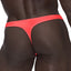  Male Power Barely There Microfibre Bong Thong is made from luxuriously soft microfibre & has a seamed pouch to support + define your package. Coral. (2)
