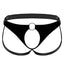 Male Power Fetish Cyclops Wet Look Studded Open Crotch Jockstrap lets your shaft & balls hang out while the jockstrap back reveals your rear. (2)