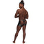 Male Power Fetish Poseidon Wet Look Crotchless Backless Chap Shorts have a removable crotch pouch & backless chaps design to show off your cheeks. (6)
