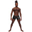 Male Power Fetish Poseidon Wet Look Crotchless Backless Chap Shorts have a removable crotch pouch & backless chaps design to show off your cheeks. (7)
