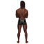 Male Power Fetish Vulcan Wet Look Cage Short Trunks comes in a comfortable boxer-style design w/ cage side cutouts & leash/cuff-compatible O-rings for sexy fun in private or at BDSM parties. (4)